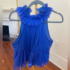 Organza royal blue too